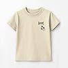 Geezers Kids Back Logo T-Shirt – 100% Cotton, Modern Tee to Match Adult Styles (UK, Age, 5 Years, 6 Years, Regular, Cream) #1