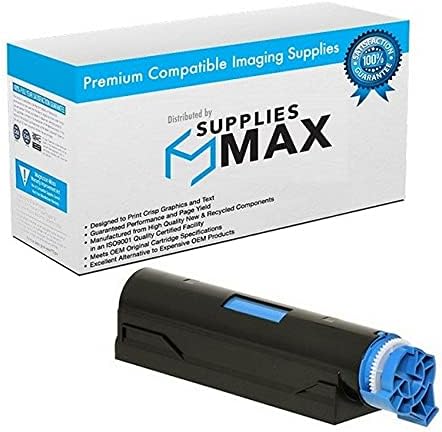 SuppliesMAX - Cartucho de tóner compatible con Okidata B411431MB-461471491 (4000 páginas de rendimiento)