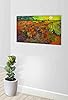 The Red Vineyard by Vincent Van Gogh Canvas Wall Art l Landscape Pictures for Living Room, Bedroom l Framed Artwork Home Decoration Large 76 x 50cm (30 x 20 inches) #5