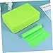 Toddmomy 3pcs High Density Foam Dance Props Beginner Support Bricks with Pull Strap for Yoga Dance Practice Durable Comfortable for Home Workouts Green