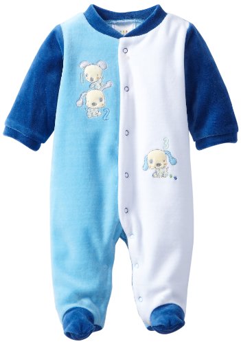 Footie body Absorba finitions soignées pyjama bleu pour bébé garçon