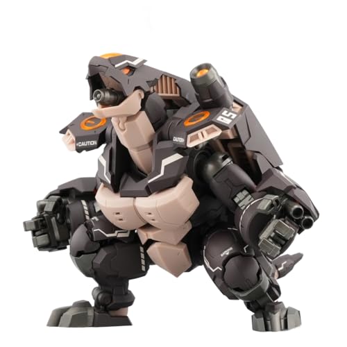 1/24 Scale 3.15" Mech Action Figure Jointed & Tail Movable ABS Hunter Squad Model Kit,Killer Mecha Turtle Robot Figures for Age 15 and Above,Assembly DIY Enthusiast