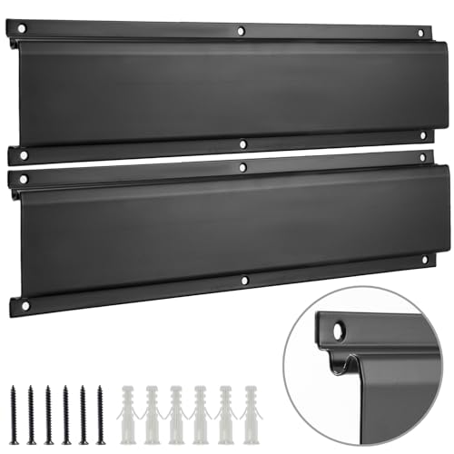 Sinoer 2PCS Tool Organizer, 16 'Metallschienen Lagerung Garage Garten...