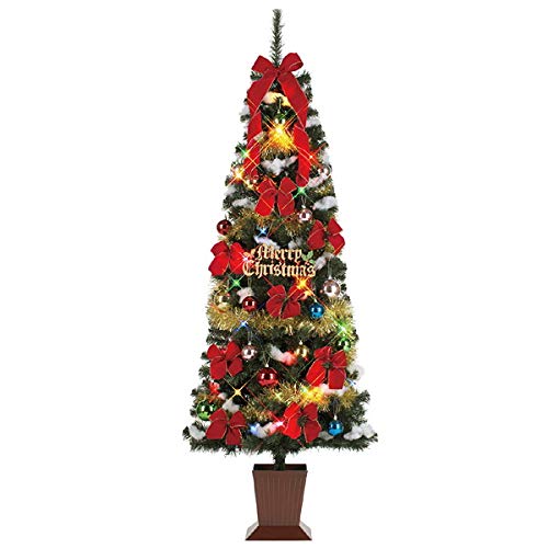 クリスマスツリー 180cm クリスマスツリー 折り畳みデコレーションツリー180cm／レッド