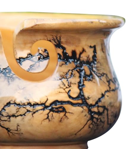Image of Wooden Yarn Bowl for Knitting, Handmade Knitting Wool Storage Basket, Prevent Slipping, Perfect Yarn Bowl for Crocheting and Knitting Mother's Day. (Large)
