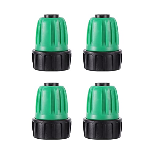 FULAIERGD 4 Pcs 3/4 to 1/2 Faucet Irrigation Hose Adapter US Standard 3/4 Inch to1/2 Inch Drip Irrigation Tube 3/4 to1/2 Irrigation Tubing Faucet Adapter Drip Irrigation Hose Connector