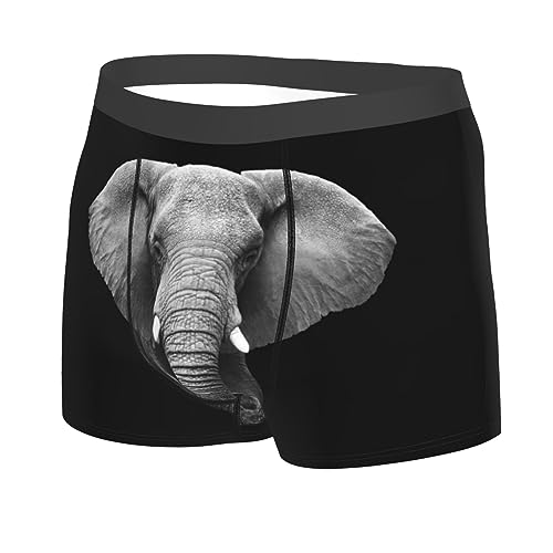 Elephant Mens Boxer Briefs Underwear Breathable Stretch Boxer Trunk2