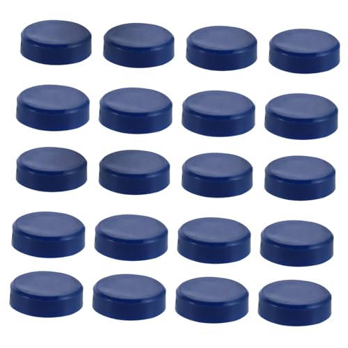IWOWHERO 40 Piezas Parche Magnético Pequeños Imanes De Pizarra Imán De Refrigerador Nevera Magnética Pegatinas Imanes Pequeños Imán De Calendario Nevera El Plastico Azul