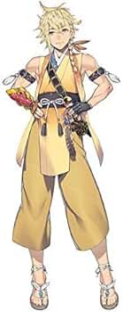 刀剣乱舞 治金丸 コストモ コスプレ衣装 送料無料】 黄色羽織×プリント