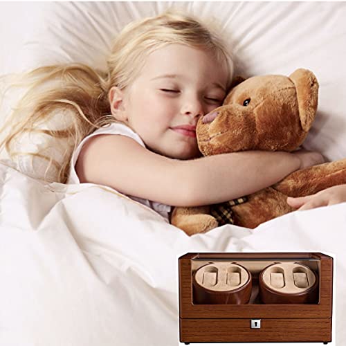 Estuche de Relojes Automáticos Automáticos Watch Winder Box con Motor de Cuidado Mecánico 5