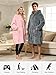 C hello cloud Oversized Hoodie Blanket, Wearable Blanket sweatshirt, Ultra Soft Sherpa Fleece Comfy Snuggle Hoodie, Gaint Fluffy Jumper Reversible, One Size Fits All Women Adults Men (Pink)