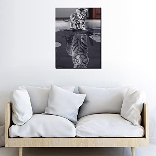 Mindset Is Everything Wall Art Motivational Posters Inspirational Entrepreneur Positive Quotes Canvas Prints 1 Piece Painting Picture Framed Artwork Living Room Office Wall Decor 12''W x 16''H
