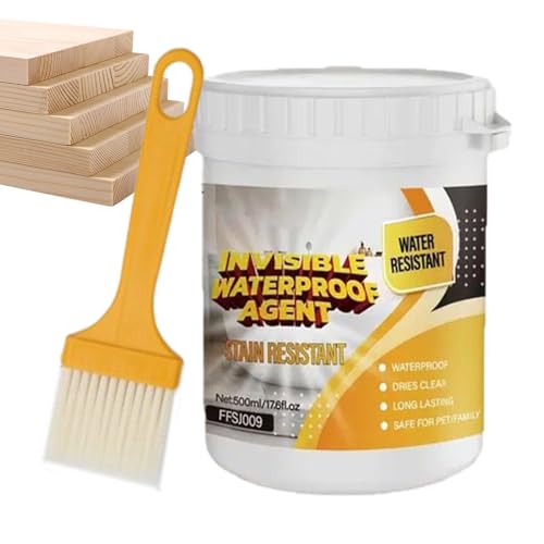 Sellador Impermeable - Recubrimiento A Base De Agua 100 G | Revestimiento Impermeable Con Cepillo | Para Reparación De Techos, Suelos, Sótanos, Hormigón, Tejas Metálicas, Interiores Y Exteriores