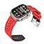 Red Top / Black Bottom (Silver Clasp)
