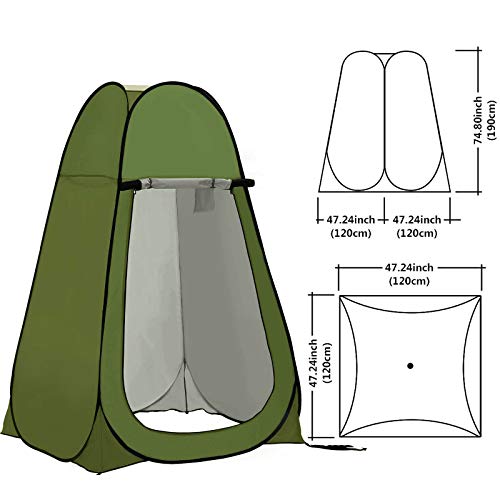 Pop Up Toilet Tent Shower Tent Fishing Shelter for Camping Beach