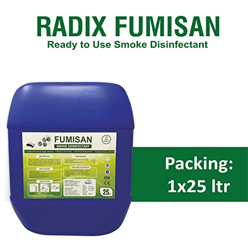 Image of RADIX FUMISAN Ready To Use Smoke Machine isinfectant Solution, Use With Thermal F Dogger Machine (25 Ltr)