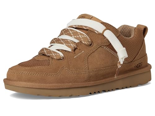 UGG Kids K Lo Lowmel Sneaker, Chestnut, 5