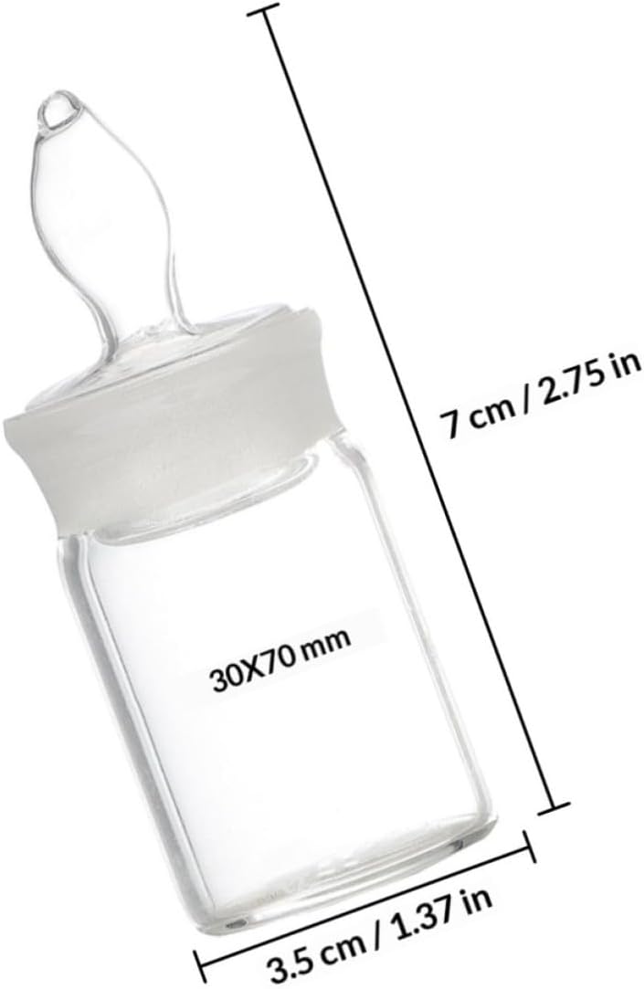 4pcs Glass Weighing Bottles with Lid for Laboratory Use, Storage and Evaporation Prevention, Suitable for Samples and Aromas in Hospital and Lab Settings