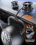 Support de téléphone de voiture magnétique pour MagSafe, Strong Suction Cup Support de téléphone pour le tableau de bord de voiture & Pare-brise, 360° Rotation & Support de téléphone portable pliable et réglable pour voiture, Convient iPhone 12-17 Series