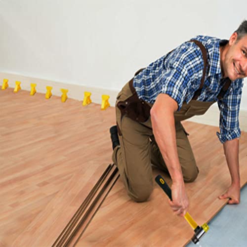 Bodenbelagsabstandshalter, 20er Pack Laminatfußboden Werkzeuge, Bodenabstandshalter mit 1/4\ und 1/2\ Abstand, Kompatibel mit Vinyl Planke, Verbundboden, Hartholz Schwimmendem Boden, Stabiles Dreieck