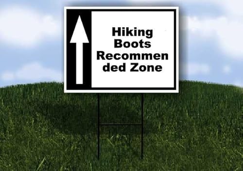 Hiking Boots Recommended Zone Black White Up Arrow 1 Double