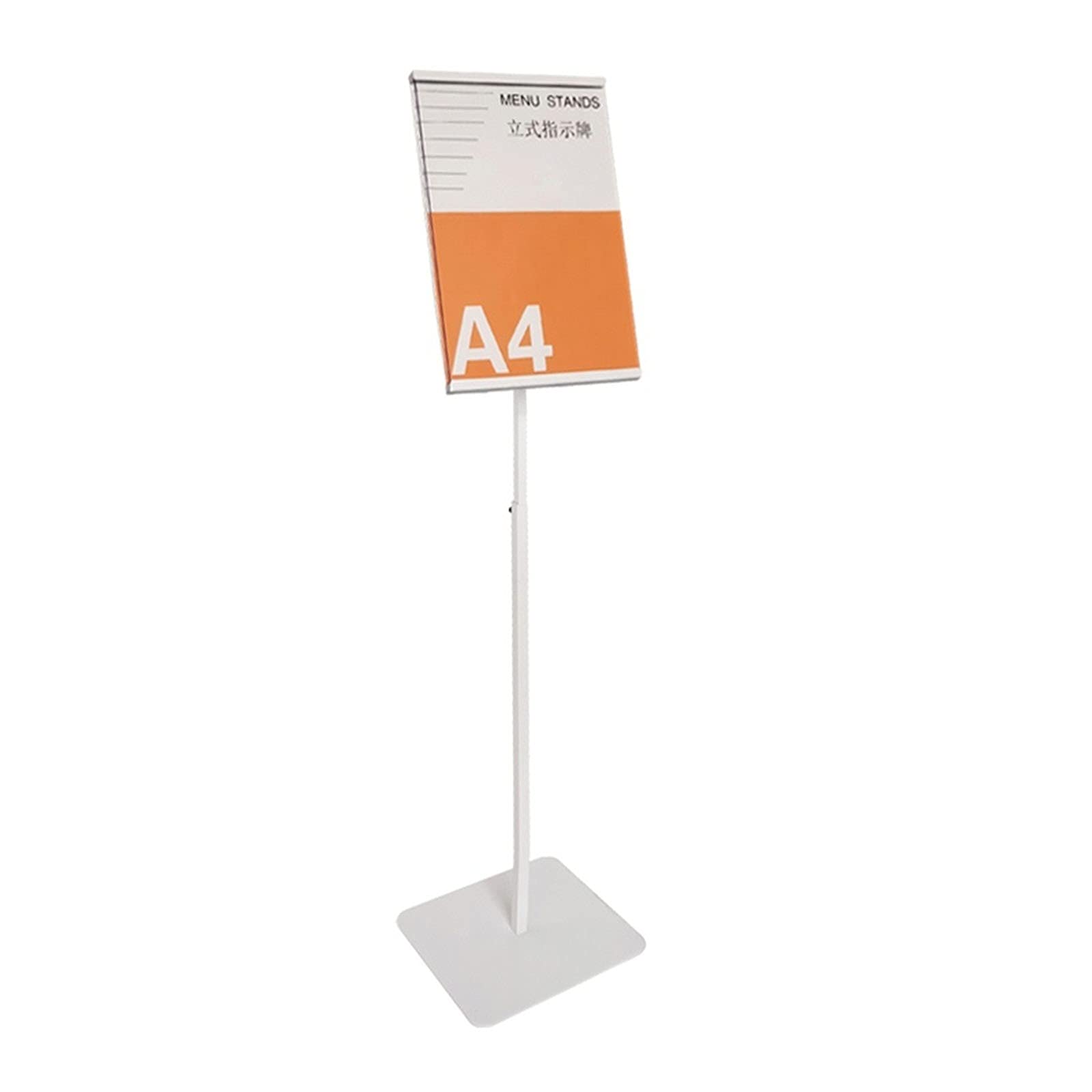 Support d'affichage sur pied A4 stable pour éviter les chutes d'affiches en magasin