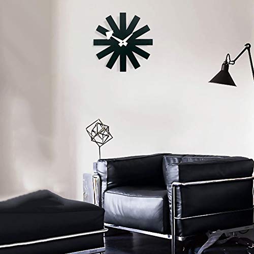 Horloge Murale De Flocon De Neige Créatif : Décoration Simple de Maison - 4