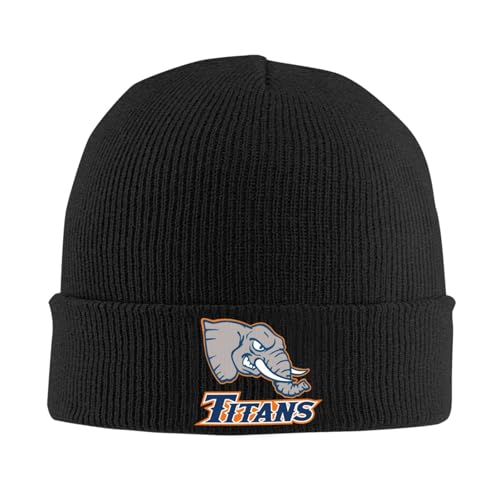 Cal State Fullerton Titans Beanie Hat for Men and Women Winter Warm Hats Knit Slouchy Thick Skull Cap Black