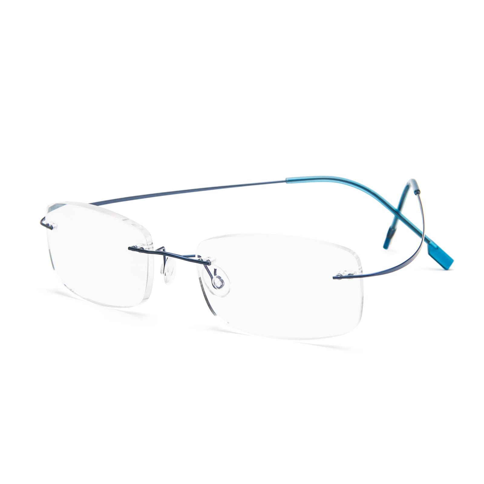 Randlos Lesebrille super Light Titan Lesehilfe für Damen und Herren