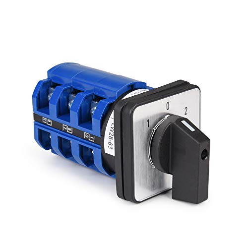 Sélecteur de came rotatif évite les surchauffes commutateur triphasé 3 positions 440V 63A APIELE