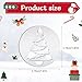 Nuenen 12 Pcs Christmas Cookie Press Set Cookie Press Discs Stainless Steel Stencils Metal Mold Disc for Baking Holiday Cakes Christmas Birthday Cake Decoration, 12 Style(Novel)