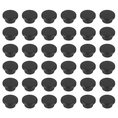 Image of MECCANIXITY 36pcs T-Shaped Silicone Plugs 20mm 25 /32 inch Dia Snap in Plug
