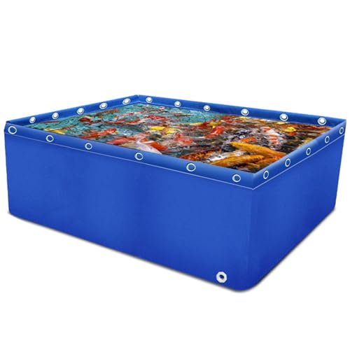 Estanque portátil de PVC para piscina con válvula de drenaje, resistente al desgarro, bolsa de plástico impermeable para suministro de agua de emergencia