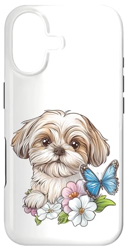 Shih Tzu Butterfly Cute Dogs Shih Tzu Lover Case for iPhone 17