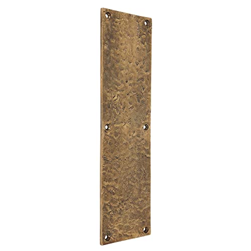 SKANDH Bronze Push Plate for Door, 11.5" X 3" Inches