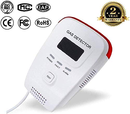 Natural Gas Detector And Propane Detector; Gas Leak Alarm For Home, Kitchen, Camper, Trailer, Rv; Monitor Combustible Explosive Gases Like Lpg, Lng, Methane, Butane; Ebook #TOP2
