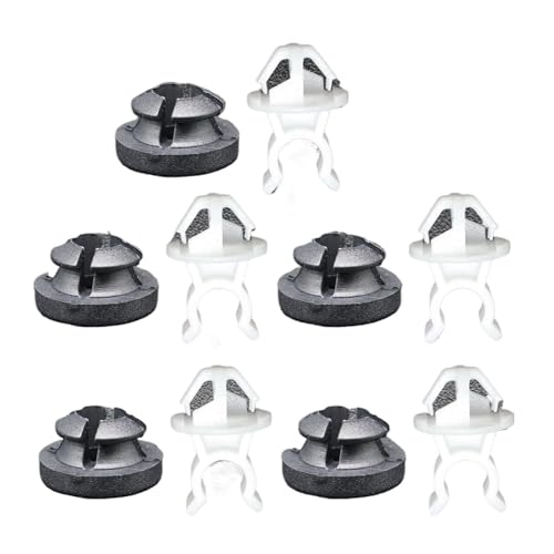 QASTGDE 互換性のある GD3 GD1 車用フード ボンネット ロッド プロペラ サポート クリップ グロメット ステー クランプ ファスナー アクセサリー 2003-2008 自動車部品(Silver)