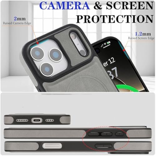Coque iPhone 17 Pro Max magnétique noire avec protection de caméra intégrée - 3