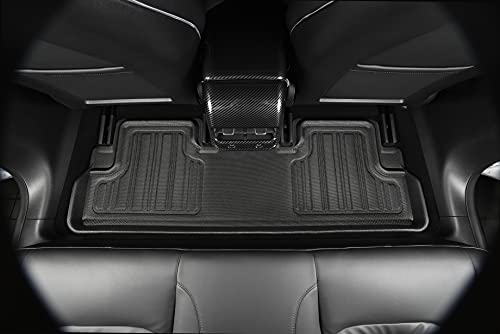 3D Maxpider Tesla Model 3 2020-2021 All-Weather Custom Fit Car Floor Mats Liners, Elitect Series #TOP2