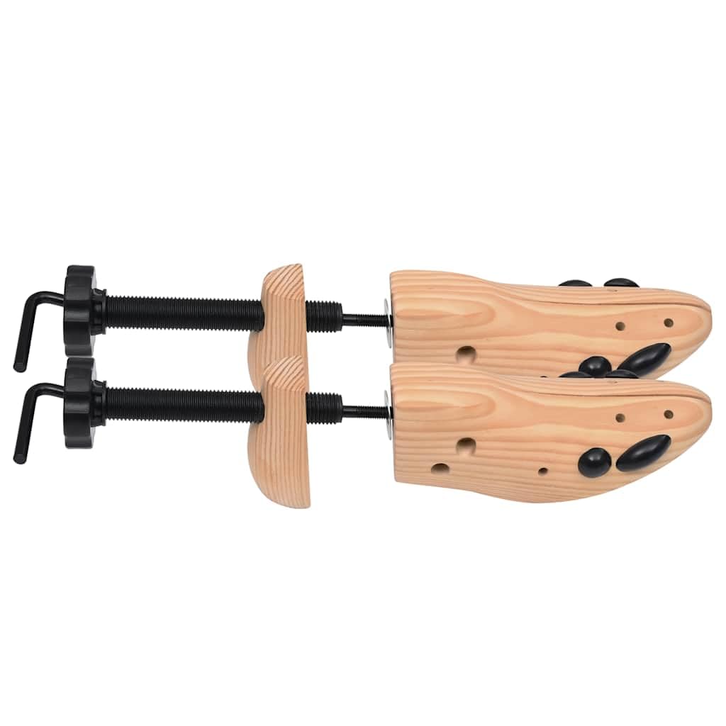 Horma para zapatos de madera de pino, tamaño 36-40, para hombre y mujer, moldeador de zapatos antiarrugas, dilatador bidireccional con alivio de puntos de presión