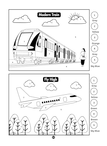 Image of 101 Doodle Colouring for Brilliant Kids - 5 to 7 Years Old - Number Coloring | Painting & Drawing Activity Book | Birthday Gifts for Kids, Boys & Girls, 5, 6, 7 Years