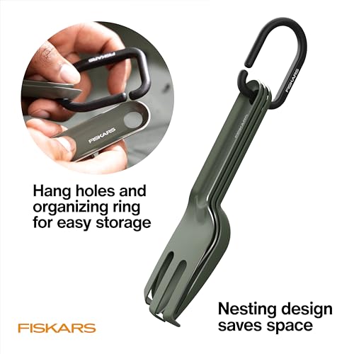 Fiskars 3-Piece House Plant Cultivating Tool Set for Indoor Gardening - image 3