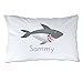 Pattern Pop Personalized Toddler Size Shark Pillowcase with Pillow Included
