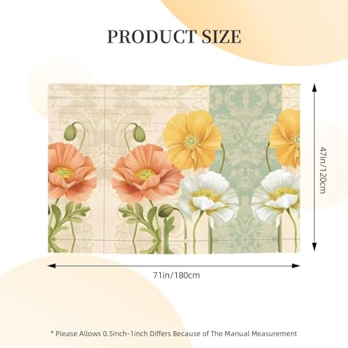 Drapeaux coquelicots pastel deco pour harmoniser votre maison