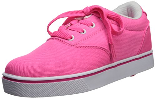 Heelys unisex-child Launch Skate Shoe, Neon Pink/White, 3 M US Little Kid