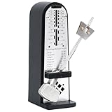 Métronome mécanique pour piano : métronome mécanique classique conçu pour un chronométrage précis pendant la pratique de la musique. Produit un son clair et fort pour aider les musiciens à développer le rythme et à maintenir la cohérence tout en jouant des instruments