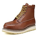 HANDPOINT Men's SureTrack 6' Leather Soft Toe Brown Work Boot 84994 Wide (Brown, Numeric_8.5)