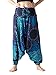 B BANGKOK PANTS Women's Harem Pants Jumpsuit Hippie Clothes (Bohorose Blue, One Size)