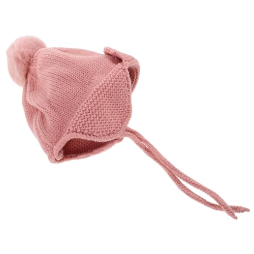 Gorro de punto para bebé con orejeras abrigadas y diseño suave para invierno
