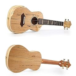 Ukulele 23 Pouces Bois Corps Cordes Carbon Ukulele Uke Hawaii Enfants Petite Guitare avec Sac Gig for Enfants Adultes… – Image 2